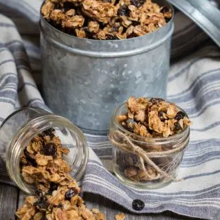 Vanilla Nut Granola makes a convenient snack when you're on the go, or a great way to add fiber to your yogurt.