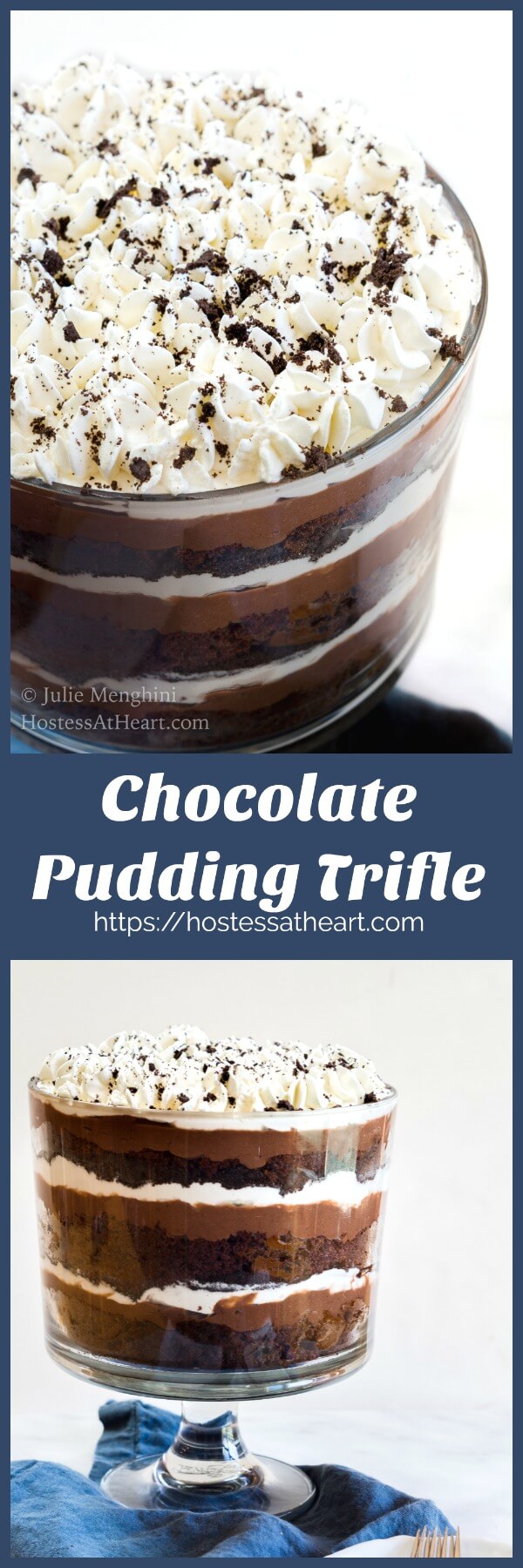 Chocolate Pudding Trifle Dessert Recipe | Hostess At Heart