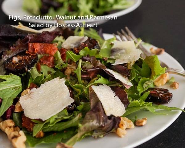 Mixed Green Salad with Walnuts