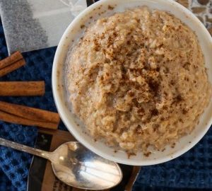 Instant Pot Rice Porridge (Chai-Spiced)
