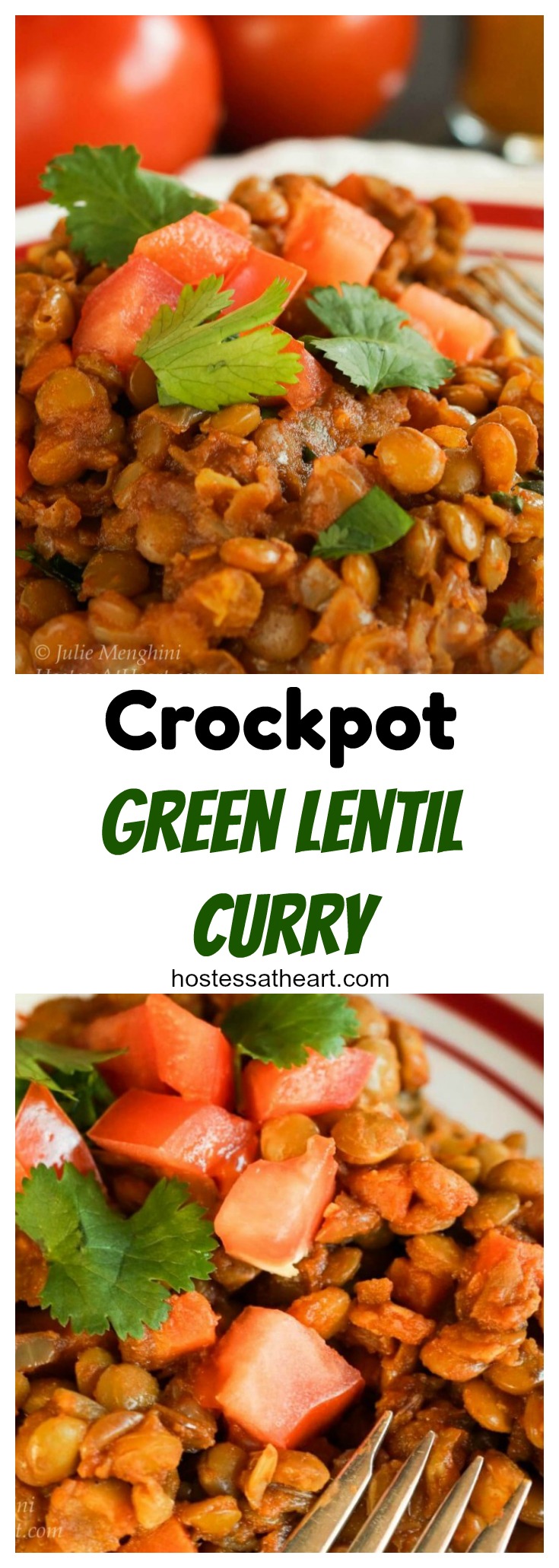 Crockpot Green Lentil Curry Recipe - Hostess At Heart