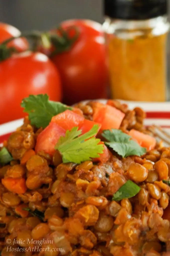 Green Lentil Curry recipe 