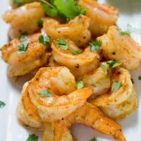 Cilantro Lime Shrimp is a great appetizer or meal. It's quick and easy to make and delicious to eat! | HostessAtHeart
