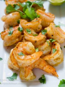 Cilantro Lime Shrimp is a great appetizer or meal. It's quick and easy to make and delicious to eat! | HostessAtHeart