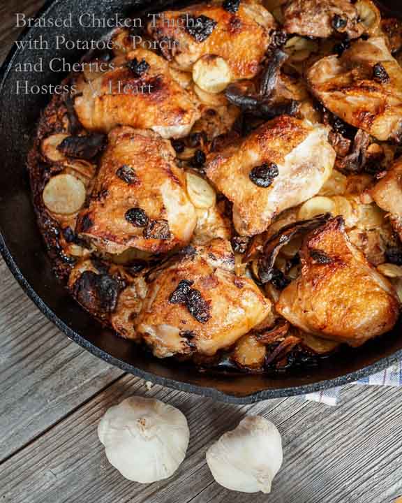 Braised Chicken Thighs - Hostess At Heart-1