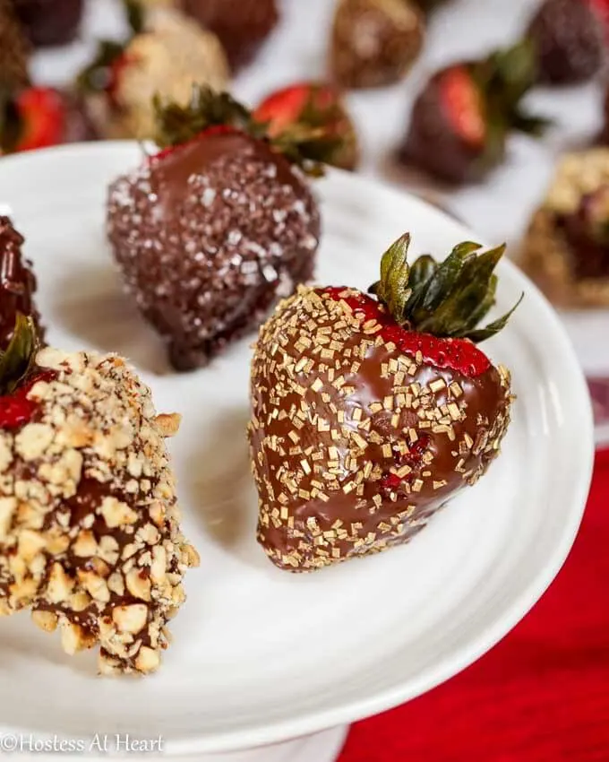 Chocolate Vodka Infused Strawberries 