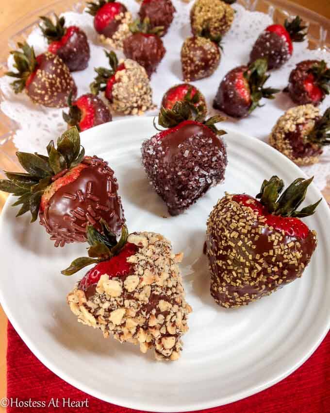 Chocolate Vodka Infused Strawberries