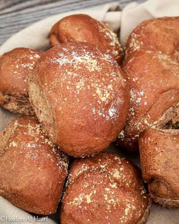 Sweet Molasses Brown Bread Rolls