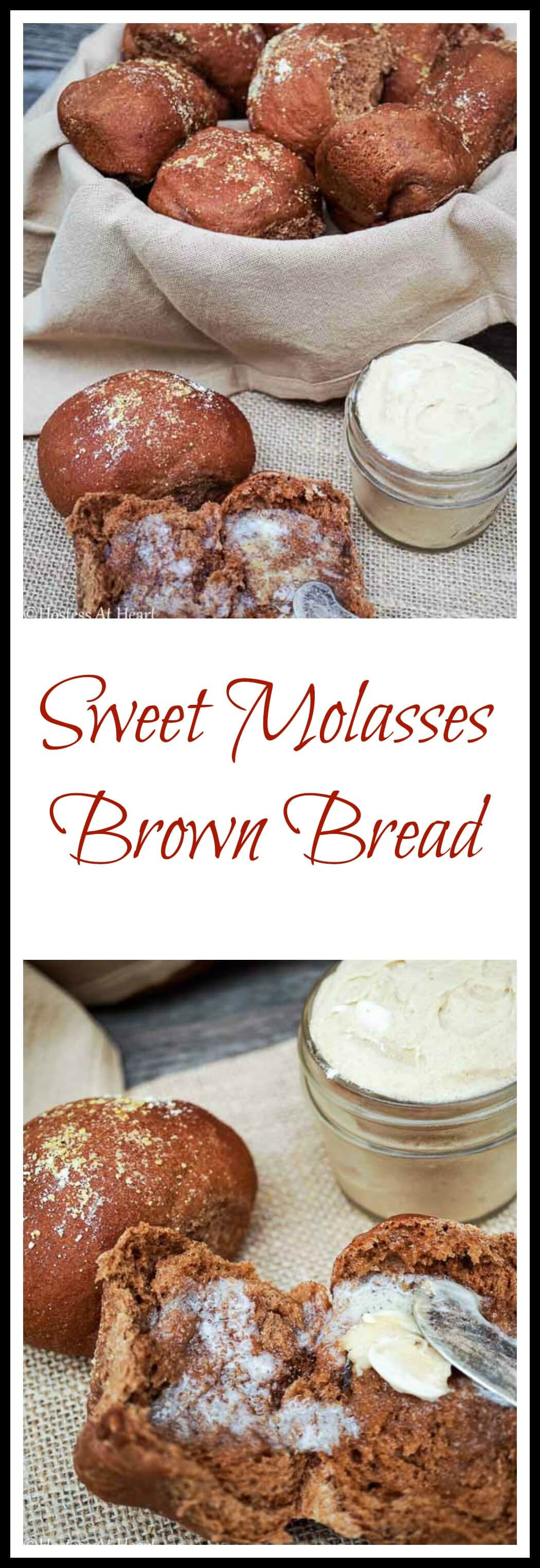Sweet Molasses Brown Bread Rolls Recipe | Hostess At Heart