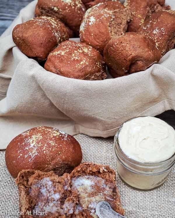 Sweet Molasses Brown Bread Rolls Recipe Hostess At Heart