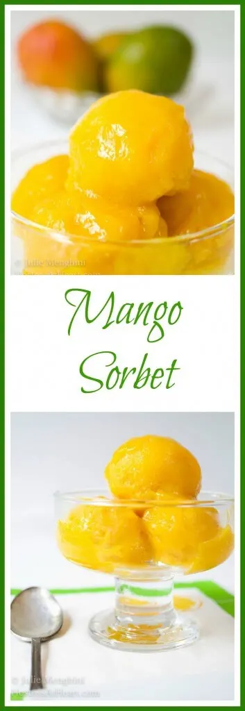 Mango Sorbet | Hostess At Heart