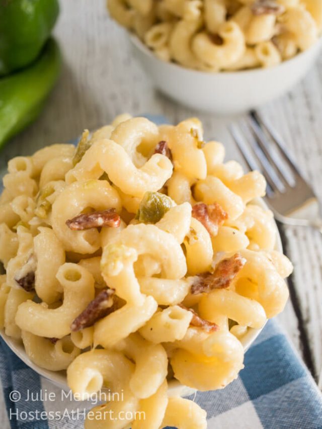 Hatch Chile & Bacon Mac and Cheese Story