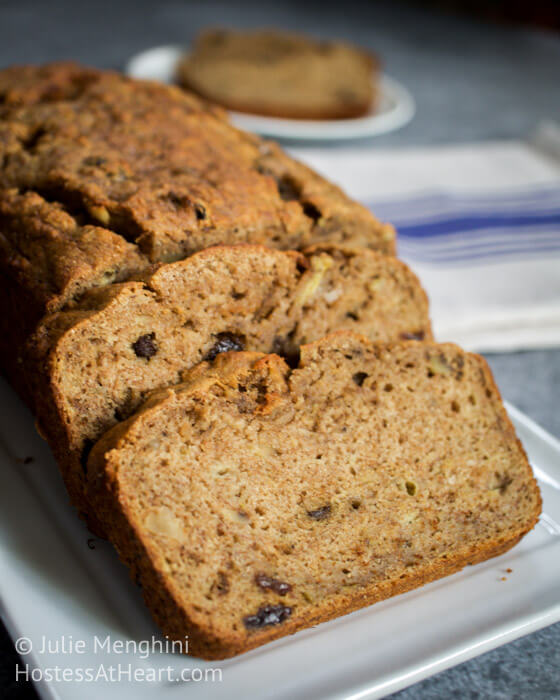 Apple Harvest Banana Bread | Hostess At Heart