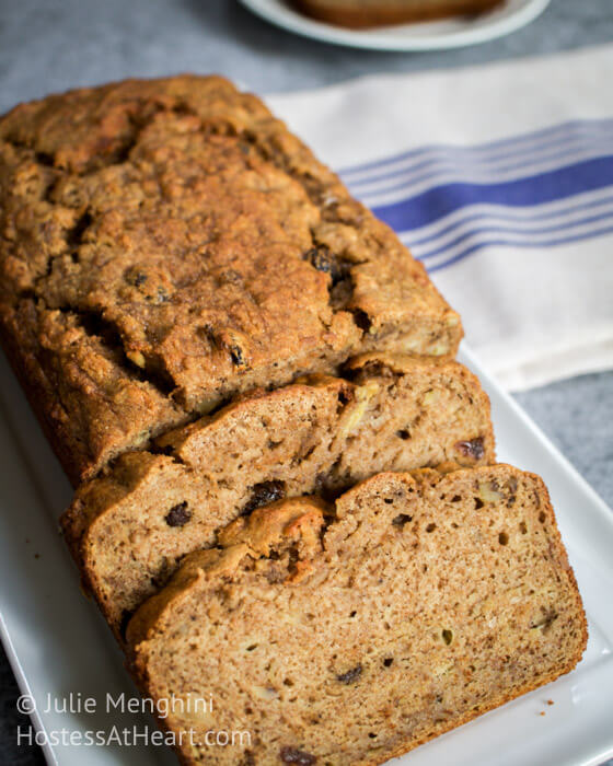 Apple Harvest Banana Bread | Hostess At Heart