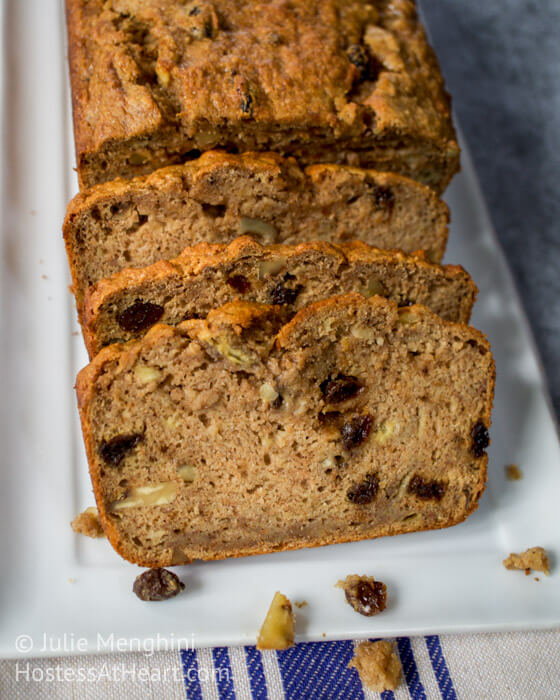 Apple Harvest Banana Bread | Hostess At Heart