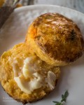 Herb Topped Sweet Potato Biscuits | Hostess At Heart