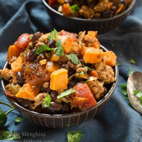 Sweet Potato and Black Bean Chili - Hostess At Heart