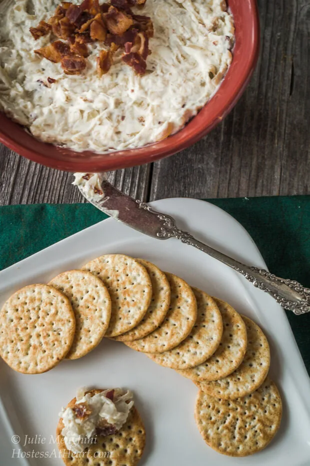 Caramelzed Onion and Bacon Dip | Hostess At Heart-1