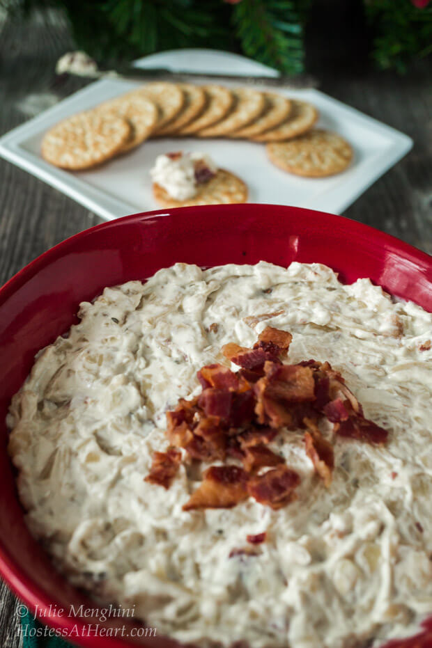 Caramelzed Onion and Bacon Dip | Hostess At Heart