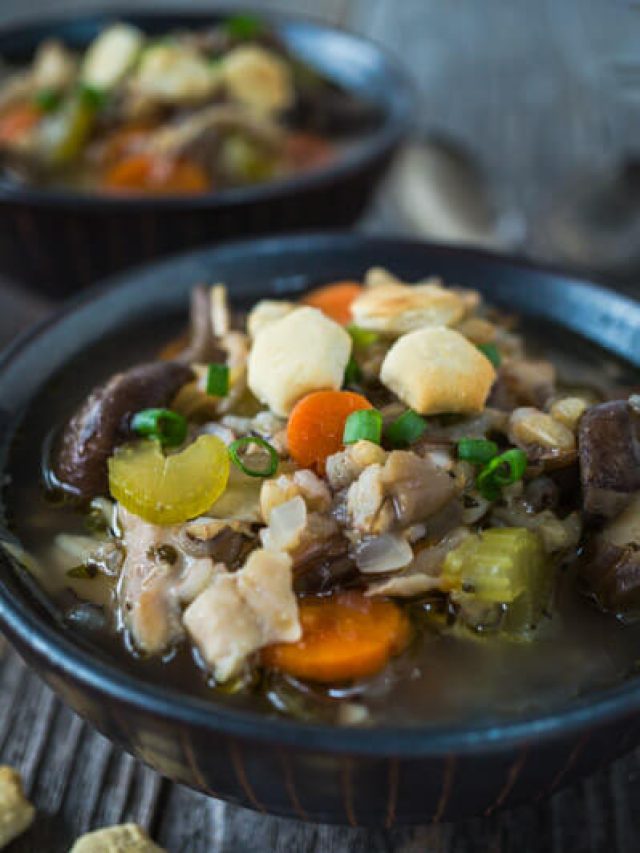 Easy and Healthy Chicken Wild Rice Soup Story