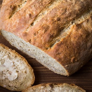 Simple Rustic Loaf is a beautiful loaf of bread that is easy to make and will leave you amazed that it came from your kitchen and not the bakery