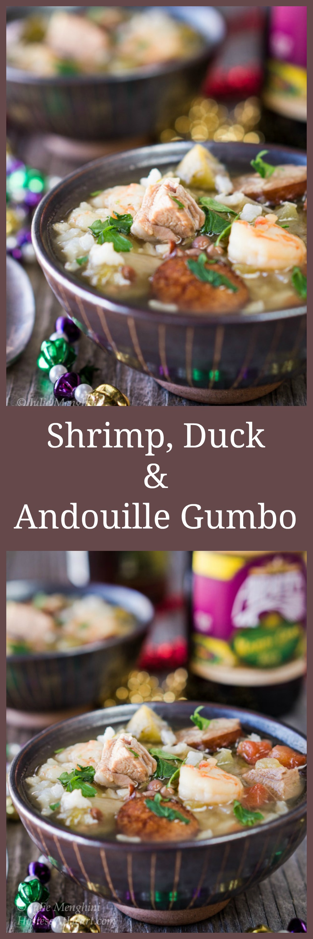 Shrimp, Duck, and Andouille Gumbo Recipe - Hostess At Heart