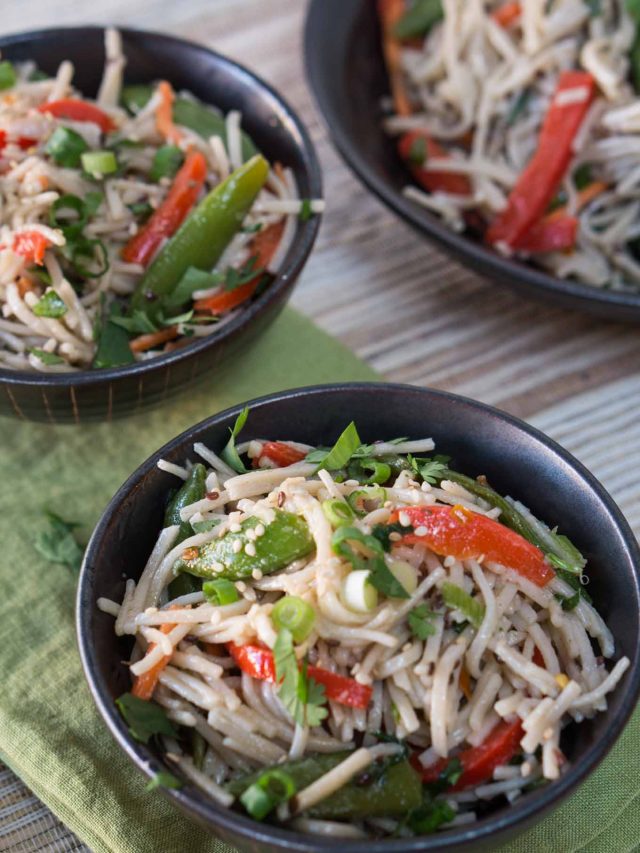 Asian Inspired Soba Noodle Salad Recipe Story Hostess At Heart