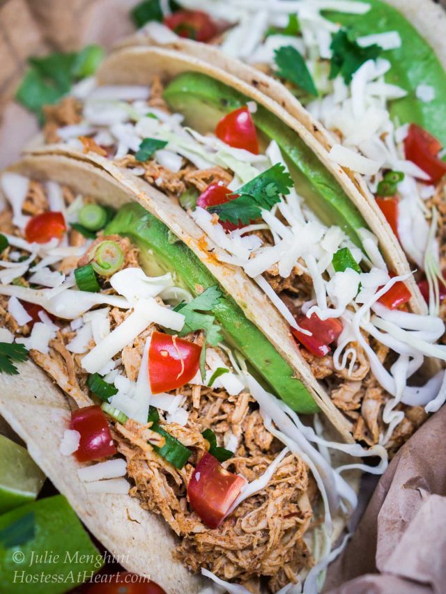 Crockpot Chipotle Chicken Tacos Story