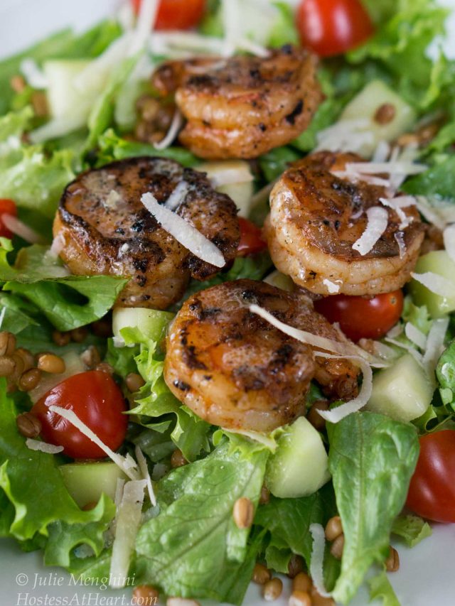 Grilled Shrimp Salad with Wheat Berries Story