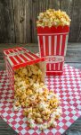 Honey nut popcorn with bacon is the perfect snack and would be amazing for a tailgate party. Make plenty because it's addicting | HostessAtHeart.com