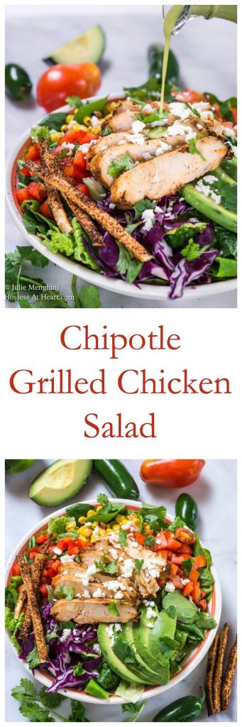 Chipotle Grilled Chicken Salad with Honey Jalapeno Vinaigrette ...