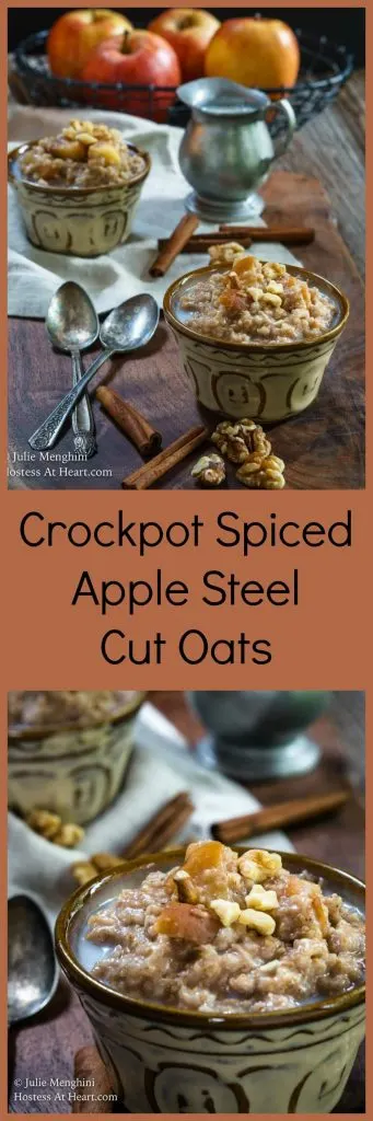 Apple and Cinnamon Steelcut Oats (Crockpot) / Weekly Recap - PB + P Design