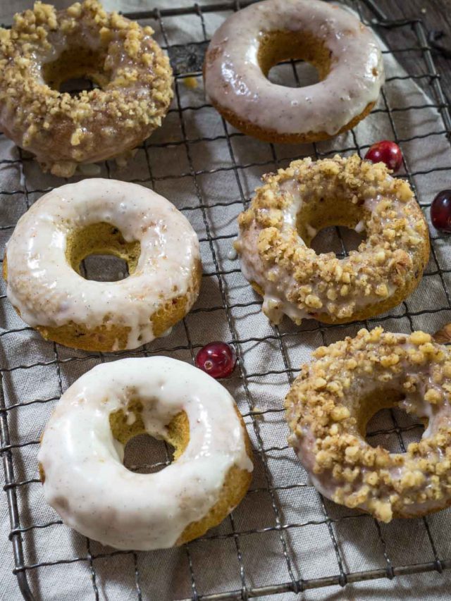 Baked Cranberry Vanilla Donuts Recipe Story