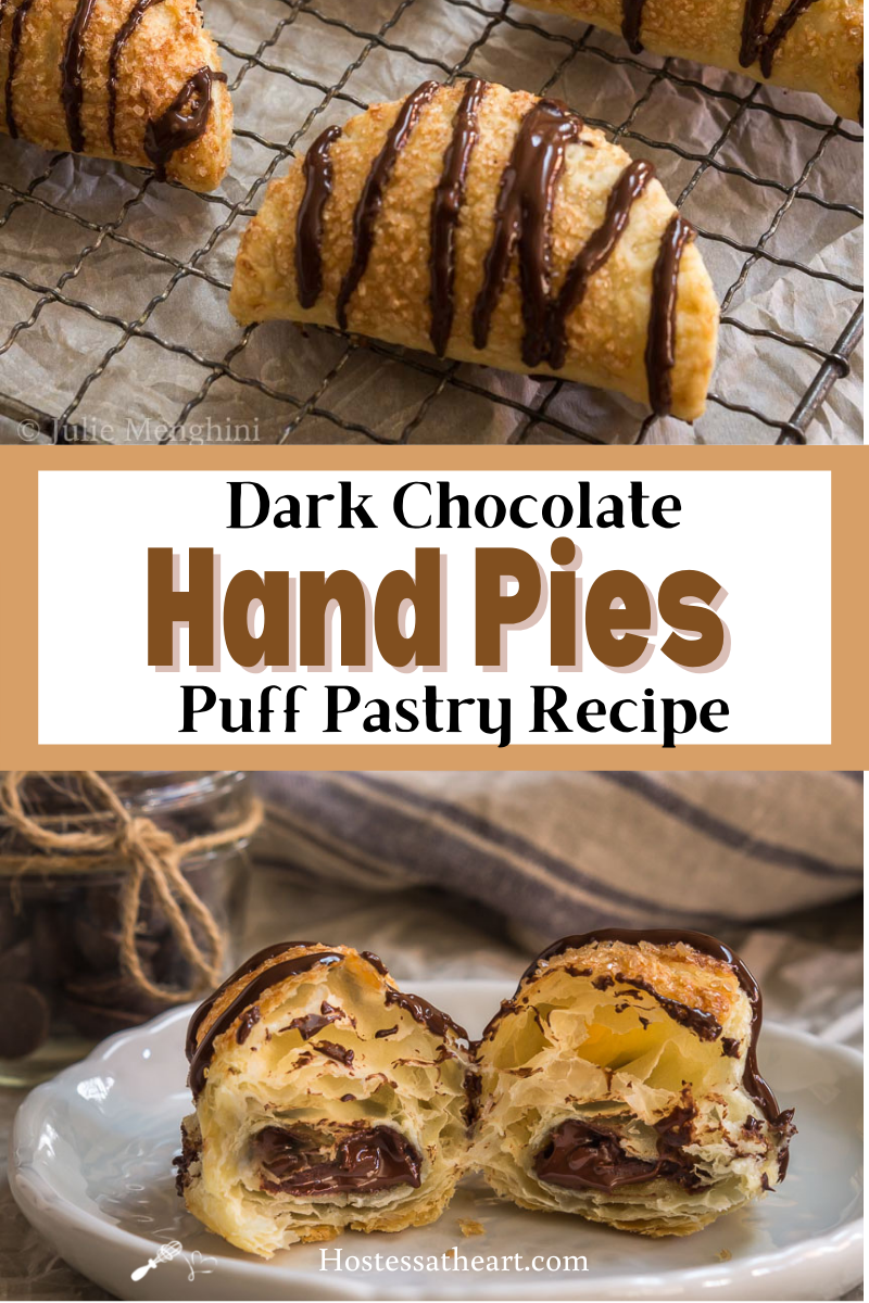 Dark Chocolate Puff Pastry Hand Pies Hostess At Heart