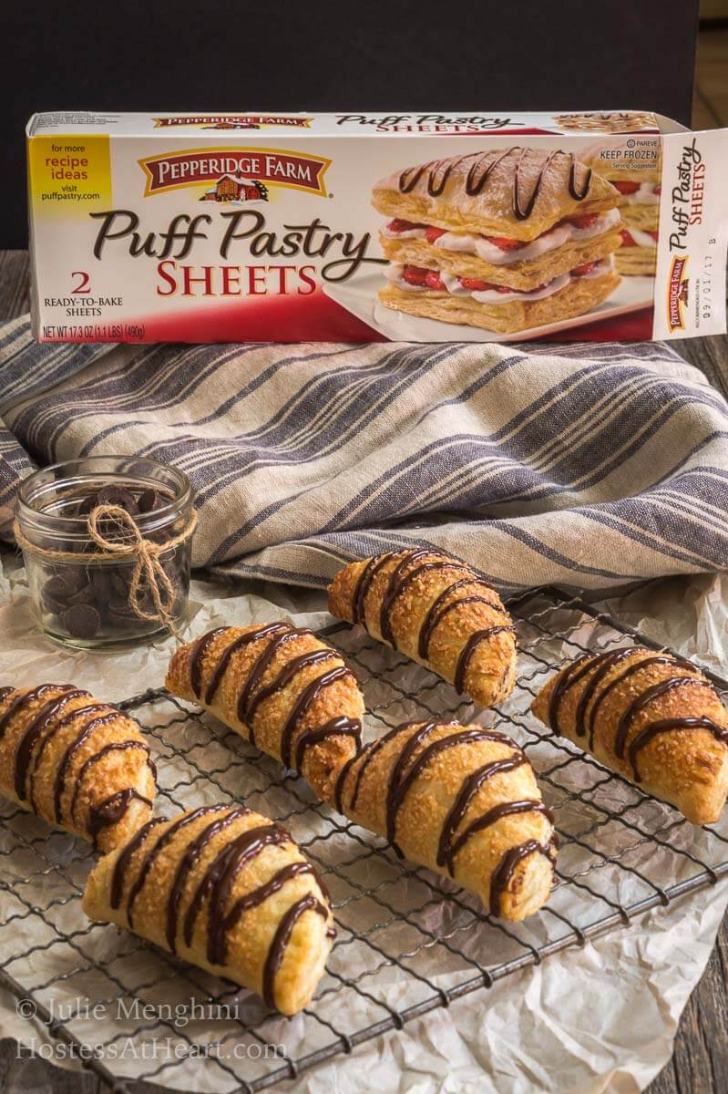 Dark Chocolate Puff Pastry Hand Pies Hostess At Heart