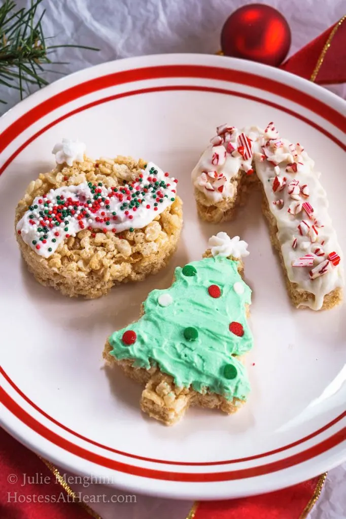 snowman rice crispy treats