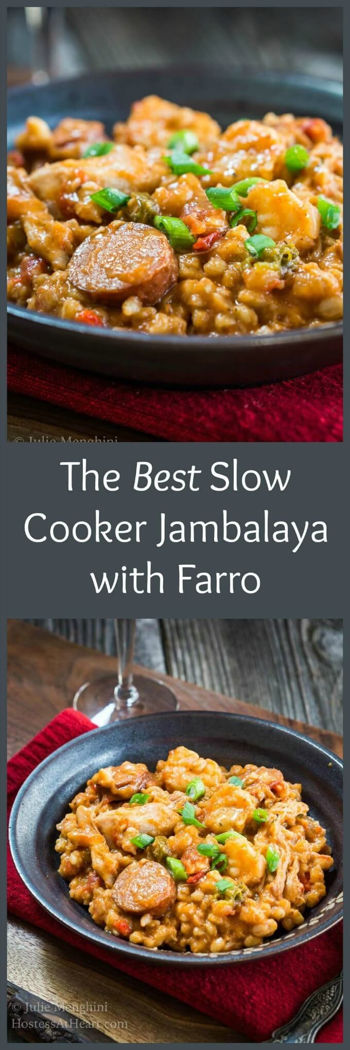 The Best Slow Cooker Jambalaya with Farro Hostess At Heart