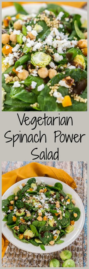 Popeye Approved Vegetarian Spinach Power Salad Hostess At Heart