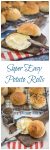 This Super Easy Potato Roll Recipe make a soft and slightly sweet roll that's perfect for dinner or even slider buns! Even the non-baker is going to love making them. | HostessAtHeart.com