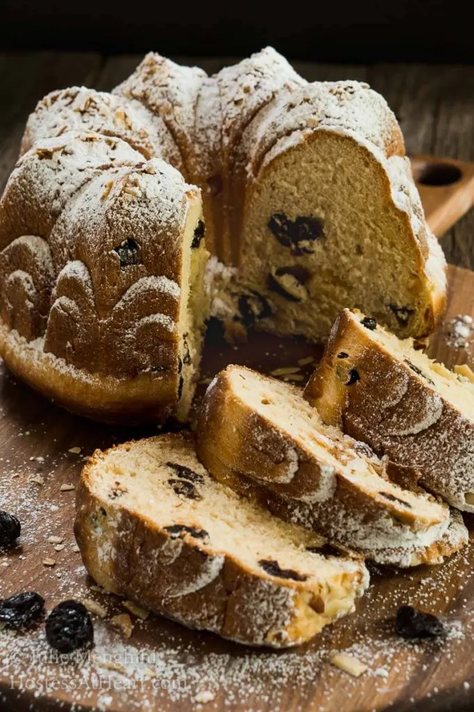 Festive Cherry Almond Kugelhopf Bread Recipe - Hostess At Heart