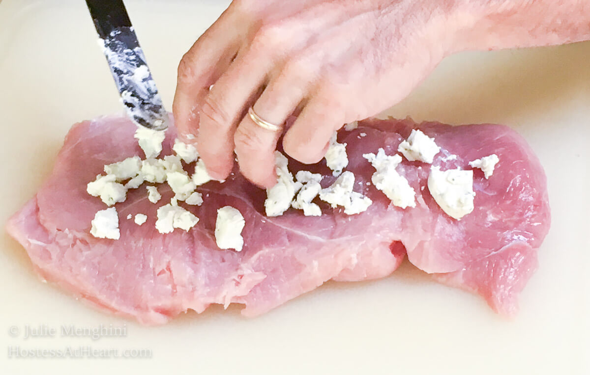Delicious Grill Glazed Spinach and Goat Cheese Pork Roulade Recipe is a perfect show-stopper to serve to family and friends! | HostessAtHeart.com