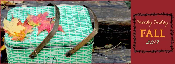 Banner of a picnic basket announcing the Freaky Friday Fall 2017 Blog hop.