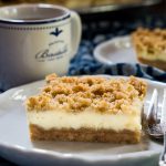 These Cheesecake Cookie Bars are So Good.  They're quick and easy to make and taste like a fancy cheesecake without all of the fuss. | HostessAtHeart.com