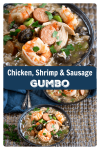Chicken, Shrimp Sausage Gumbo