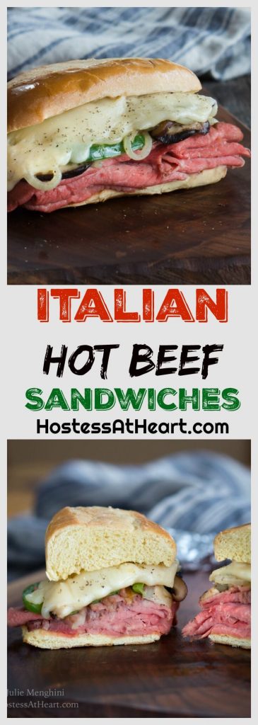 Italian Hot Beef Sandwich recipe Using Leftovers | Hostess At Heart