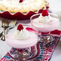 Raspberry Daiquiri Pie & Pudding