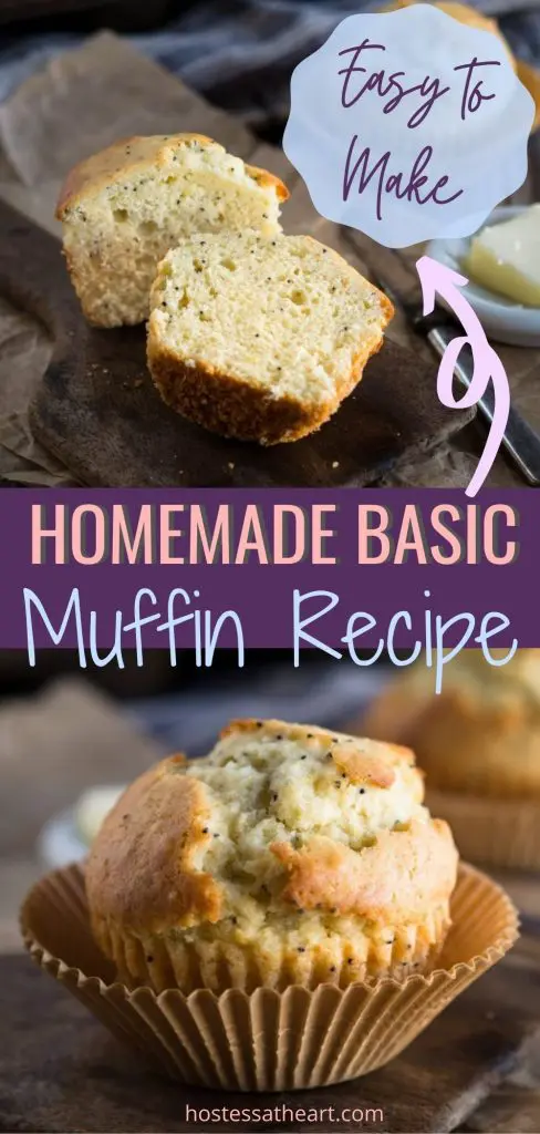 Homemade Basic Muffin Recipe (A Family Favorite) - Hostess At Heart