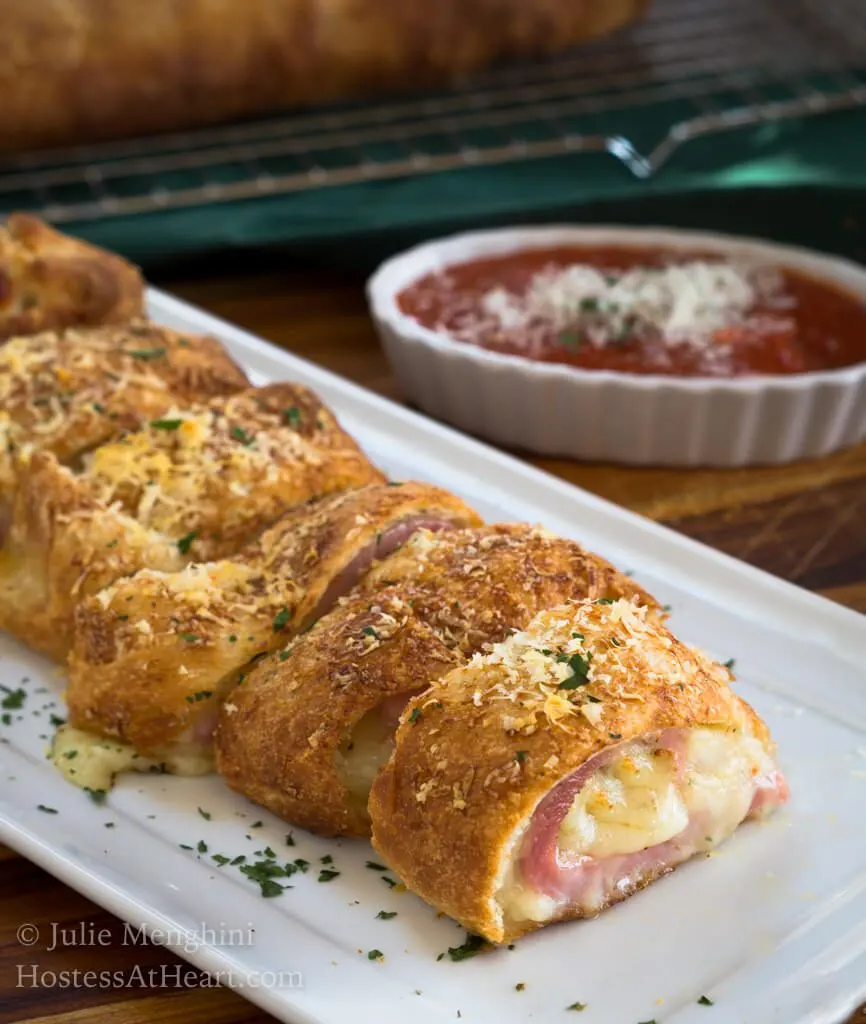 Ham and 3 Cheese Stromboli