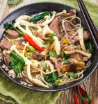 Spicy Asian Beef Noodle Bowl