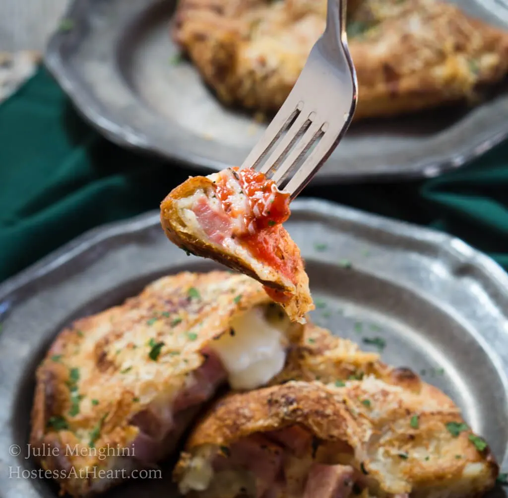 Ham and 3 Cheese Calzone